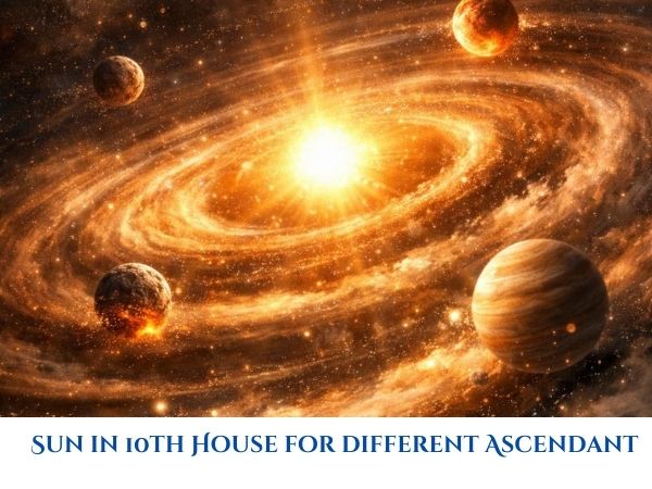 Sun in 10th house different Ascendant Sun in 10th house in different Ascendant
